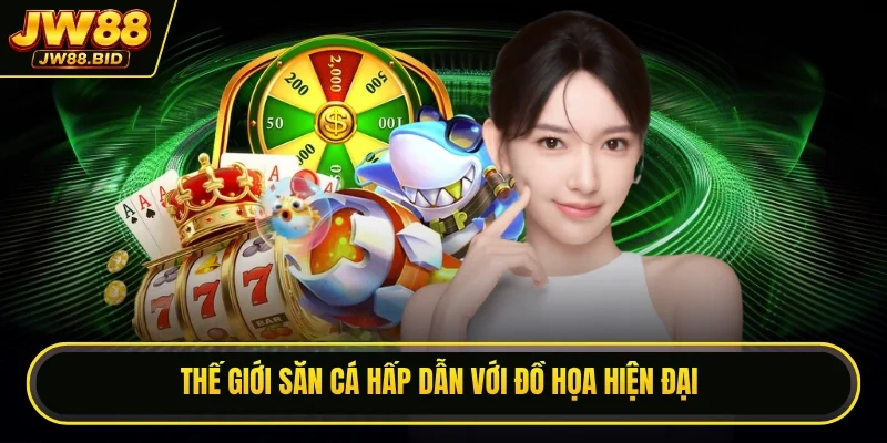 Thế giới săn cá hấp dẫn với đồ họa hiện đại